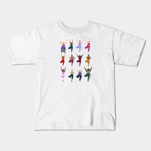 Tree pose Kids T-Shirt